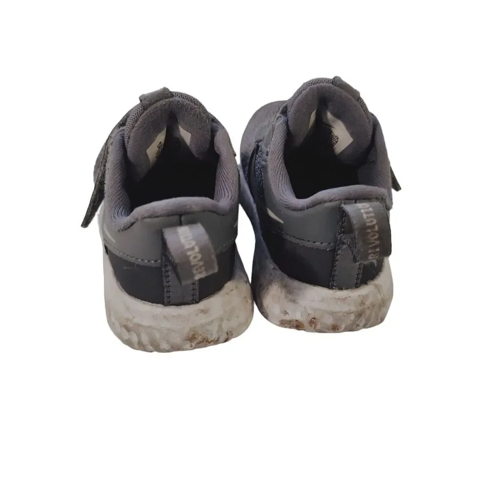 Nike Tanjun EasyOn Toddler Infant Sneaker Shoes Grey Size 6C